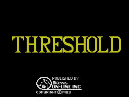Threshold title screen for Colecovision
